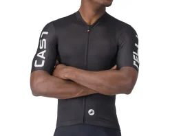 Castelli Jerseys|Summer Essentials|Entrata Apex Short Sleeve Jersey (Black/White) (S)