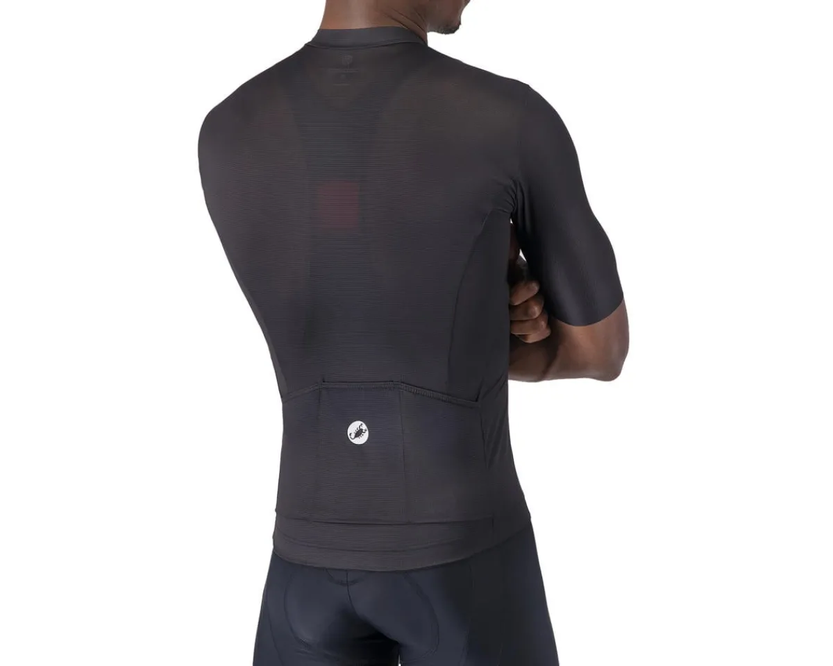 Castelli Jerseys|Summer Essentials|Entrata Apex Short Sleeve Jersey (Black/White) (S)