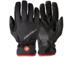 Castelli Clothing Accessories|Entrata Thermal 2 Full Finger Glove (Black) (XS)