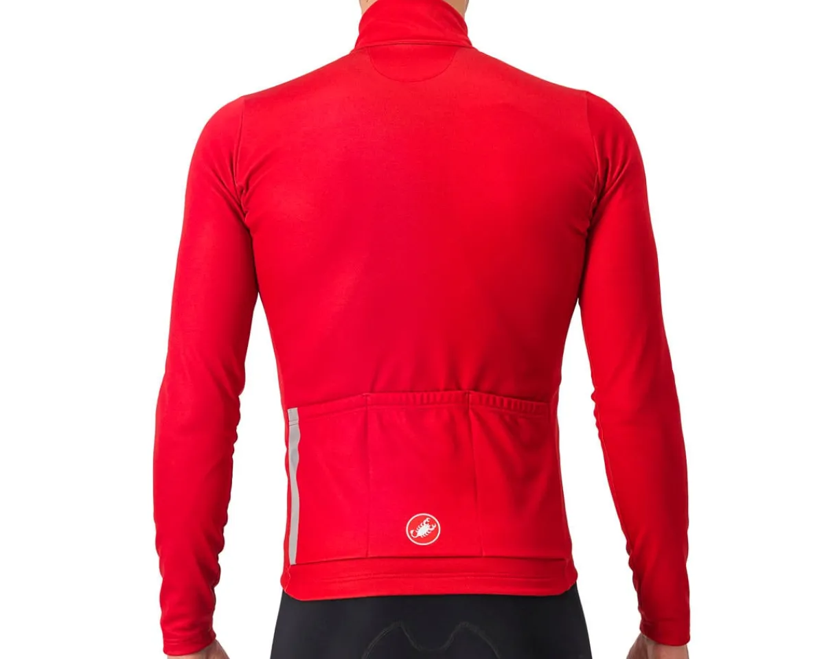 Castelli Jerseys|Entrata Thermal Long Sleeve Jersey (Rich Red/Black) (S)