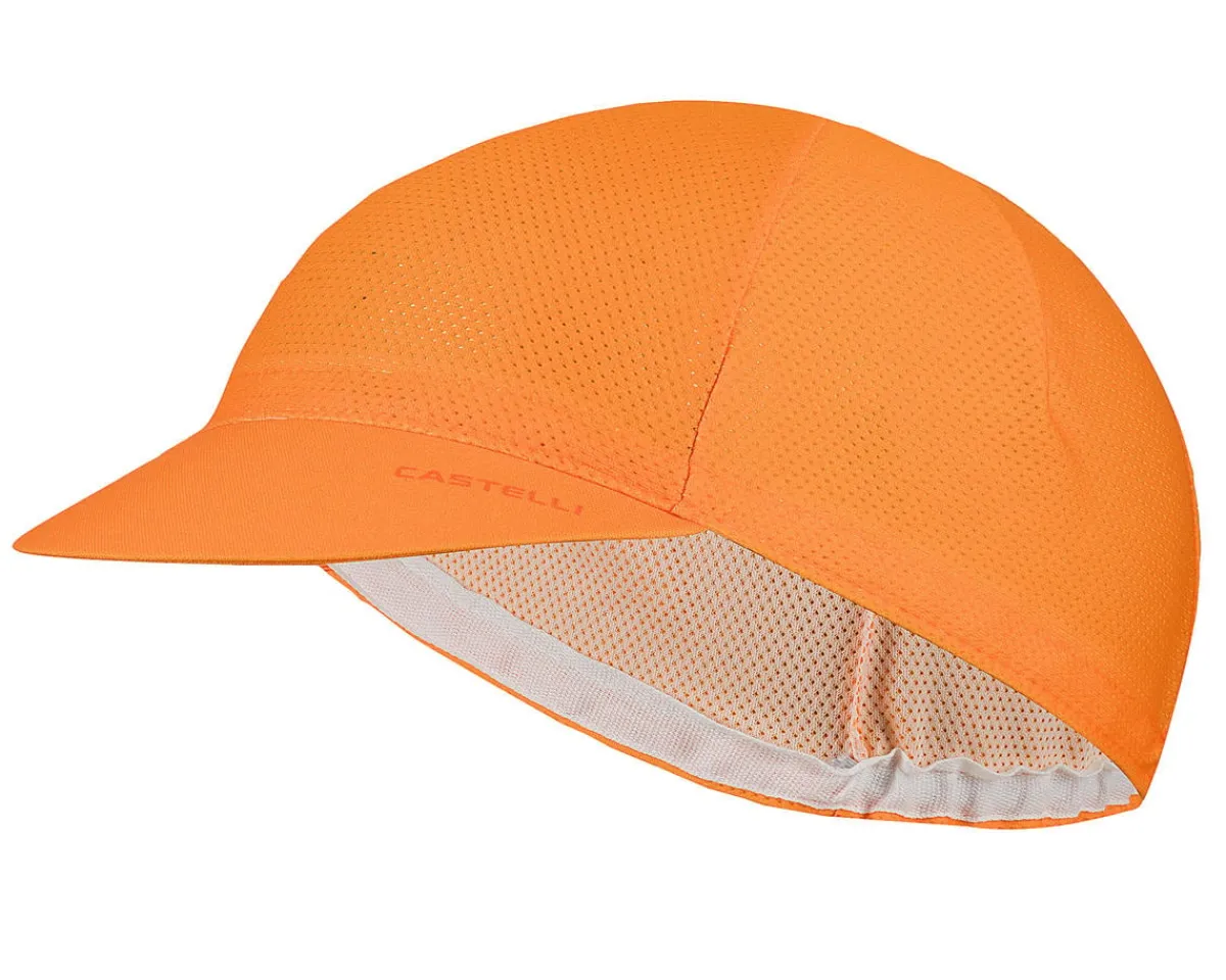 Castelli Clothing Accessories|Espresso 2 Cap (Vivid Orange) (Universal Adult)