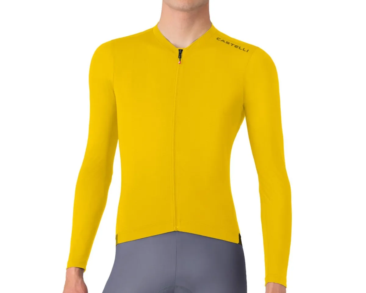 Castelli Jerseys|Espresso 2 Long Sleeve Jersey (Mango Mojito) (M)
