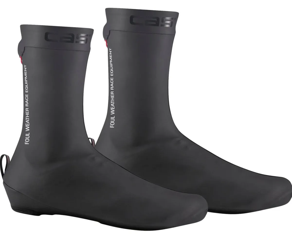 Castelli Clothing Accessories|Shoes, Socks, & Footwear|Pioggia 4 Shoecover (Black) (M)