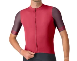 Castelli Jerseys|Summer Essentials|Prologo Lite 2 Short Sleeve Jersey (Rich Red/Bordeaux) (L)