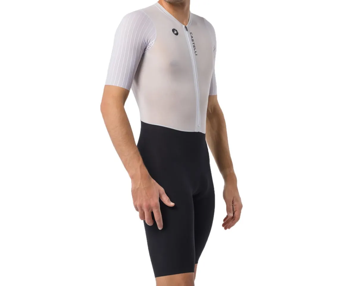 Castelli Shorts & Bibs|PR 3 Triathlon Speed Suit (White/Black) (S)
