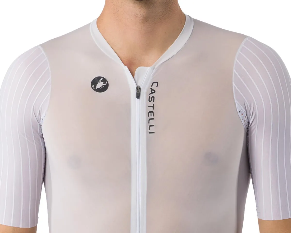 Castelli Shorts & Bibs|PR 3 Triathlon Speed Suit (White/Black) (S)