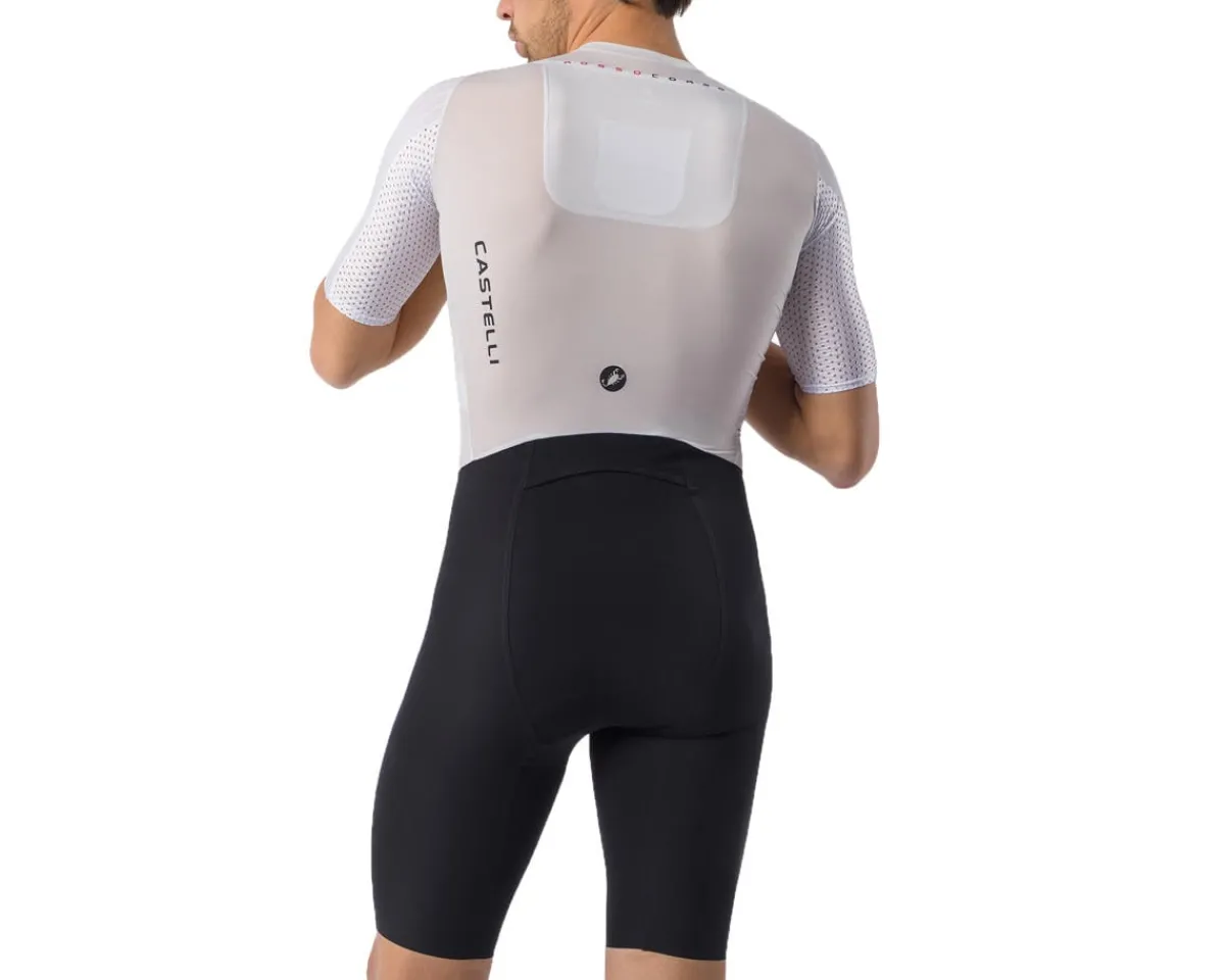 Castelli Shorts & Bibs|PR 3 Triathlon Speed Suit (White/Black) (S)
