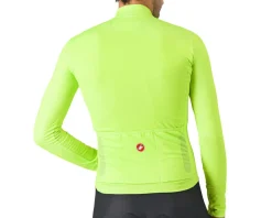 Castelli High Vis & Reflective|Jerseys|Puro 4 Long Sleeve Jersey (Electric Lime) (S)
