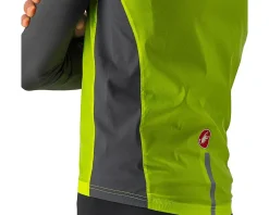 Castelli Jackets & Vests|High Vis & Reflective|Squadra Stretch Vest (Electric Lime/Dark Grey) (S)