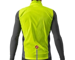 Castelli Jackets & Vests|High Vis & Reflective|Squadra Stretch Vest (Electric Lime/Dark Grey) (S)