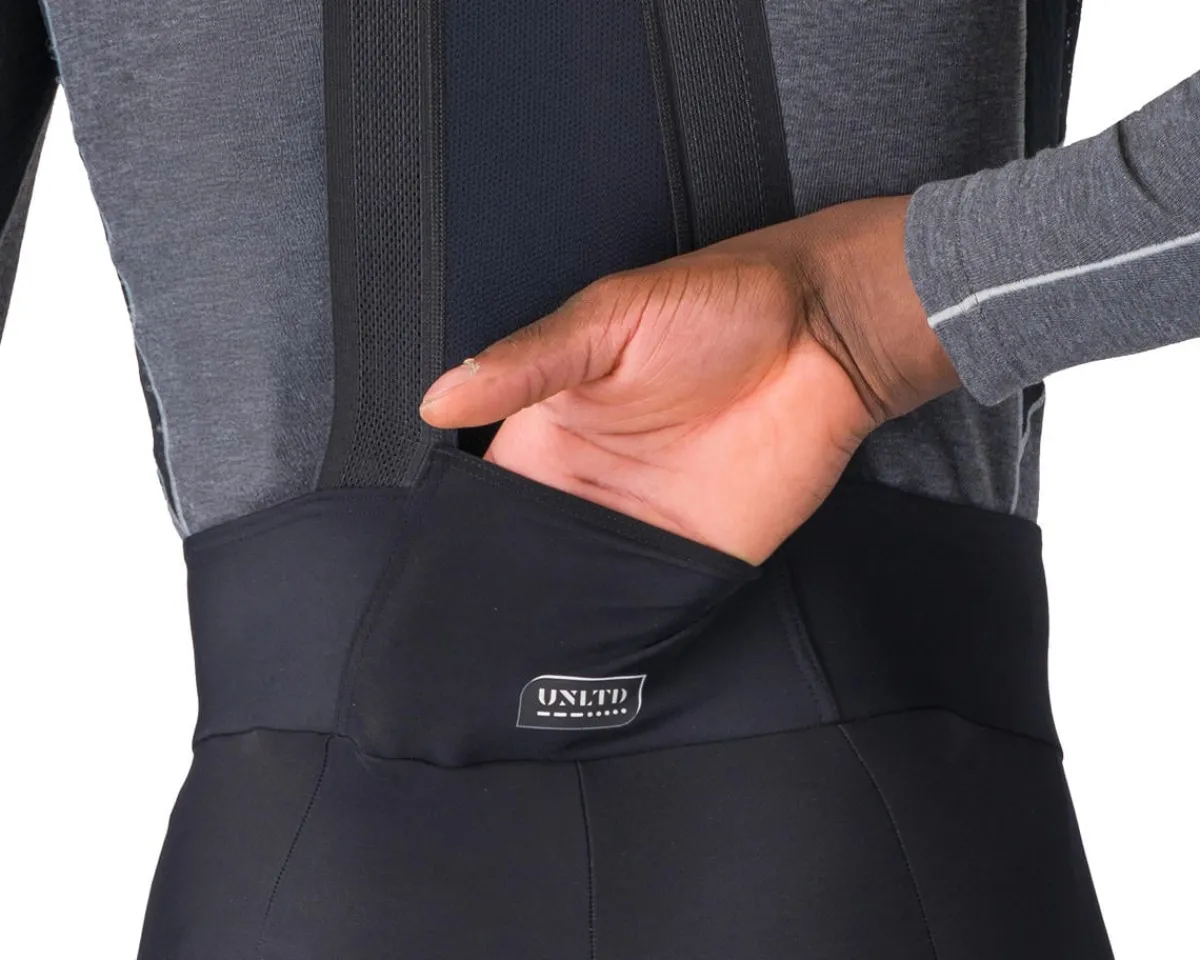 Castelli Tights & Pants|Unlimited Bib Tight (Black) (M) (w/ Chamois)