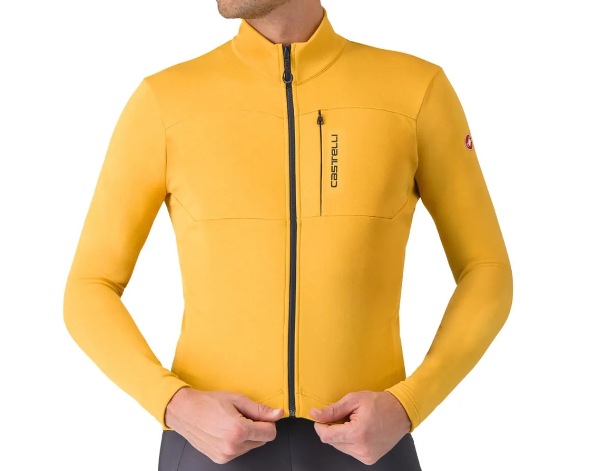 Castelli Clothing Sale|Jerseys|Unlimited Trail 2 Long Sleeve Jersey (Goldenrod/Dark Grey) (XL)