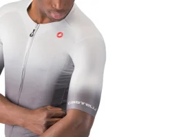 Castelli Jerseys|Summer Essentials|UPF Short Sleeve Jersey (Silver Grey) (S)