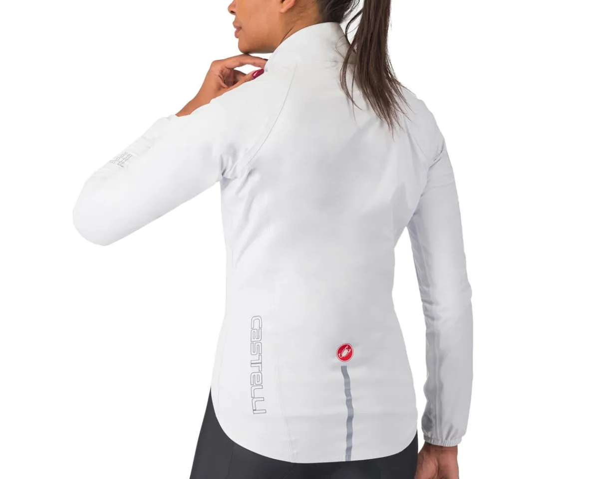 Castelli Jackets & Vests|Women'S|Women's Emergency 3 Rain Jacket (White) (M)