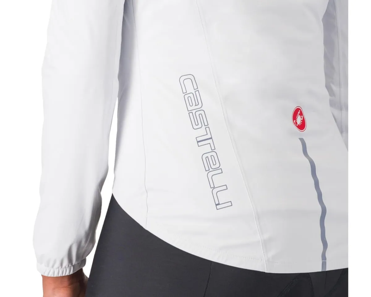 Castelli Jackets & Vests|Women'S|Women's Emergency 3 Rain Jacket (White) (M)