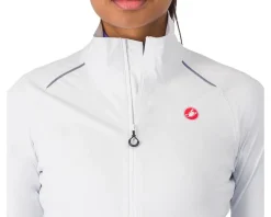 Castelli Jackets & Vests|Women'S|Women's Emergency 3 Rain Jacket (White) (M)