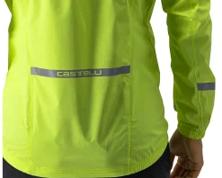 Castelli Jackets & Vests|Women'S|Women's Emergency 2 Rain Jacket (Brilliant Yellow) (S)