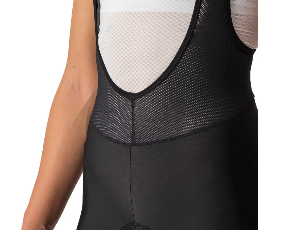 Castelli Clothing Sale|Tights & Pants|Women's Entrata Bib Tights (Black) (S) (w/ Chamois)