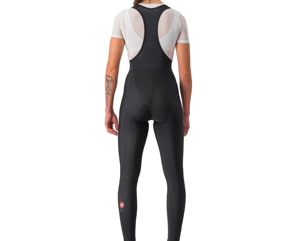 Castelli Clothing Sale|Tights & Pants|Women's Entrata Bib Tights (Black) (S) (w/ Chamois)