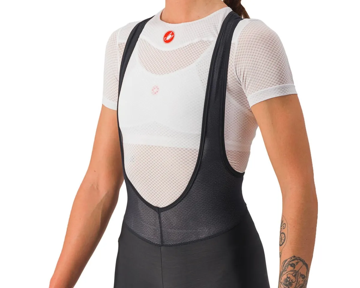 Castelli Clothing Sale|Tights & Pants|Women's Entrata Bib Tights (Black) (S) (w/ Chamois)
