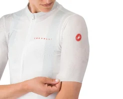 Castelli Clothing Sale|Women'S|Women's Fantasia Short Sleeve Jersey (White) (XL)
