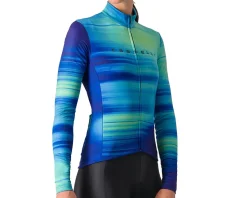 Castelli Women'S|Jerseys|Women's Phase Long Sleeve Jersey (Multicolor Blue) (XS)