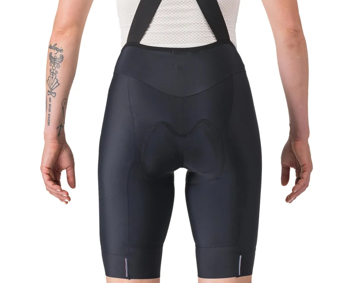 Castelli Clothing Sale|Women'S|Women's Prima 2 Drop Tail Bib Shorts (Black/Black) (S)