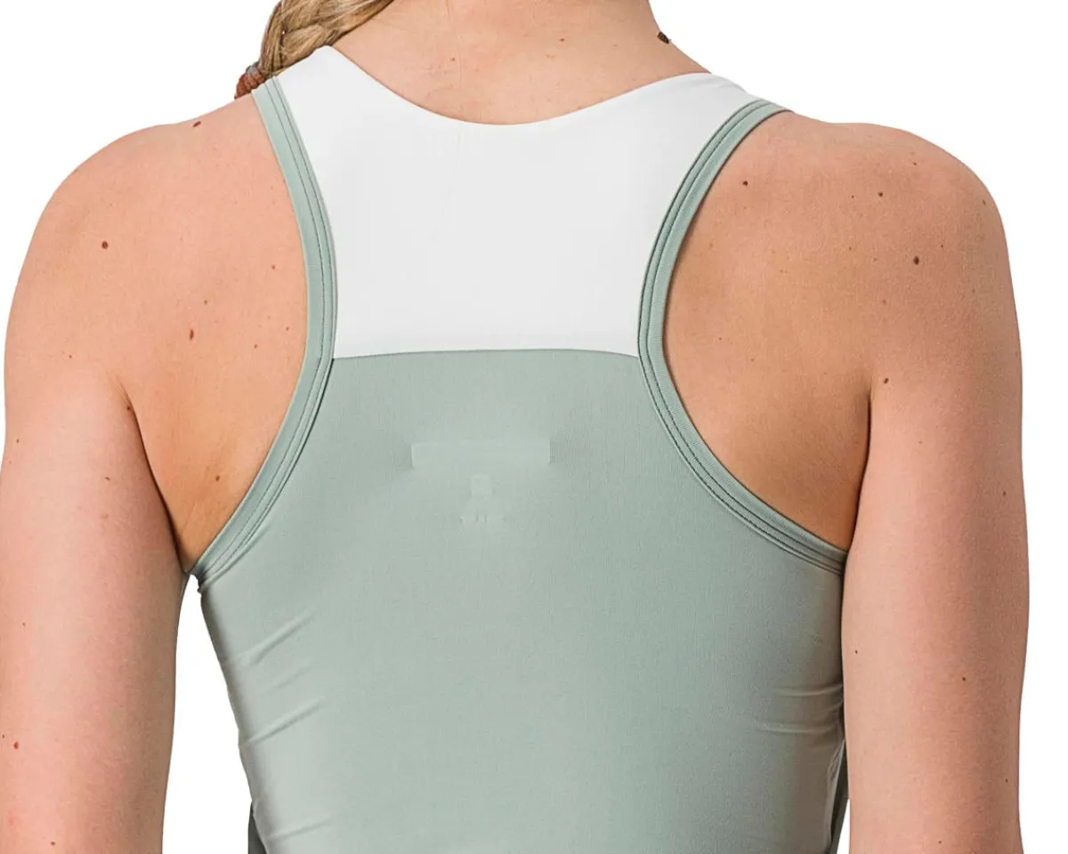 Castelli Women'S|Jerseys|Women's Solaris Sleeveless Top (Defender Green/Ivory) (S)