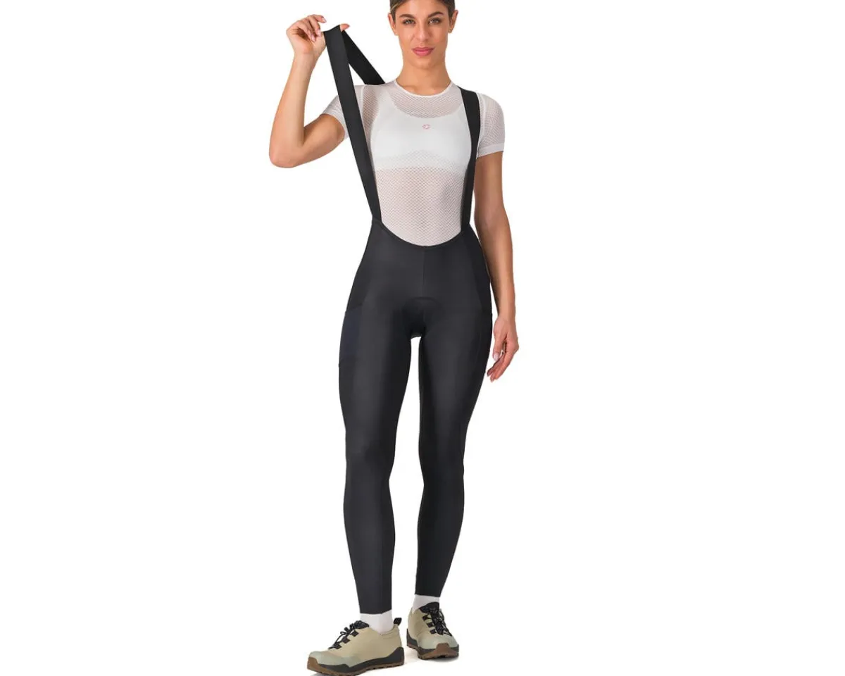 Castelli Women'S|Tights & Pants|Women's Unlimited DT Bib Tight (Black) (M)