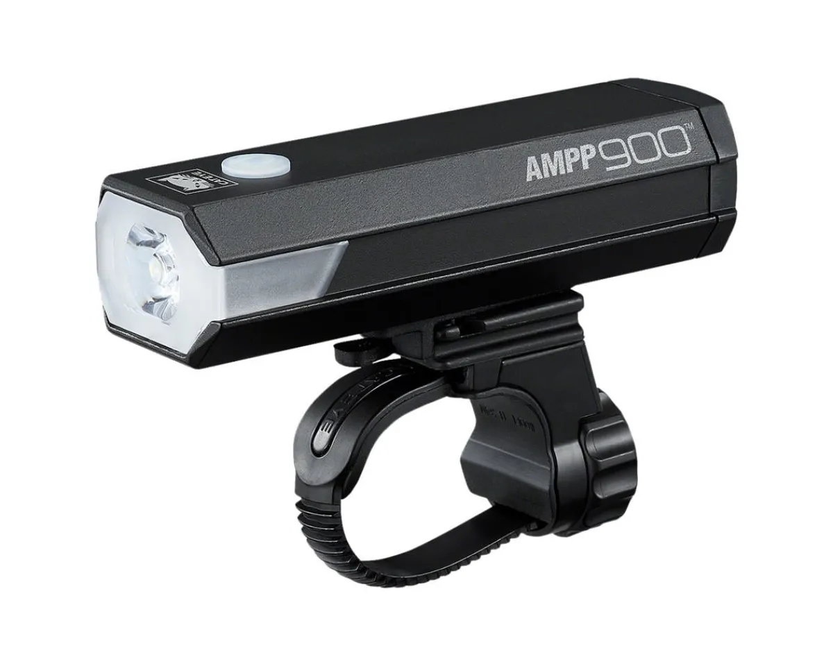 CatEye Bike Lights|AMPP900 Headlight (Black) (900 Lumens) (USB Rechargeable)