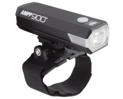 CatEye Helmets|Bike Lights|AMPP900 Headlight (Black) (900 Lumens) (w/ Helmet Mount) (USB Rechargeable)