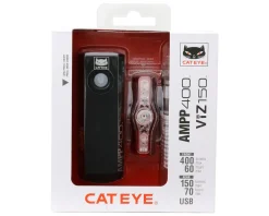 CatEye Bike Lights|AMPP400S VIZ100 Headlight & Tail Light Set