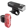 CatEye Bike Lights|AMPP900/VIZ300 Headlight/Taillight Set (Black) (USB Rechargeable)