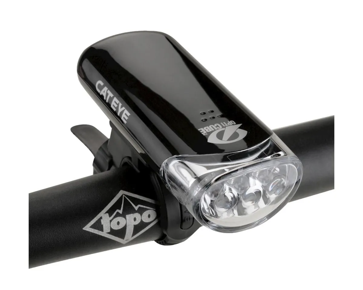 CatEye Bike Lights|HL-EL135 + Omni 3 Headlight & Tail Light Set (Black) (150 Lumens)