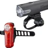 CatEye Bike Lights|SYNCCore/SYNCKinetic Light Set (Black) (USB Rechargeable)