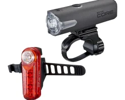 CatEye Bike Lights|SYNCCore/SYNCKinetic Light Set (Black) (USB Rechargeable)