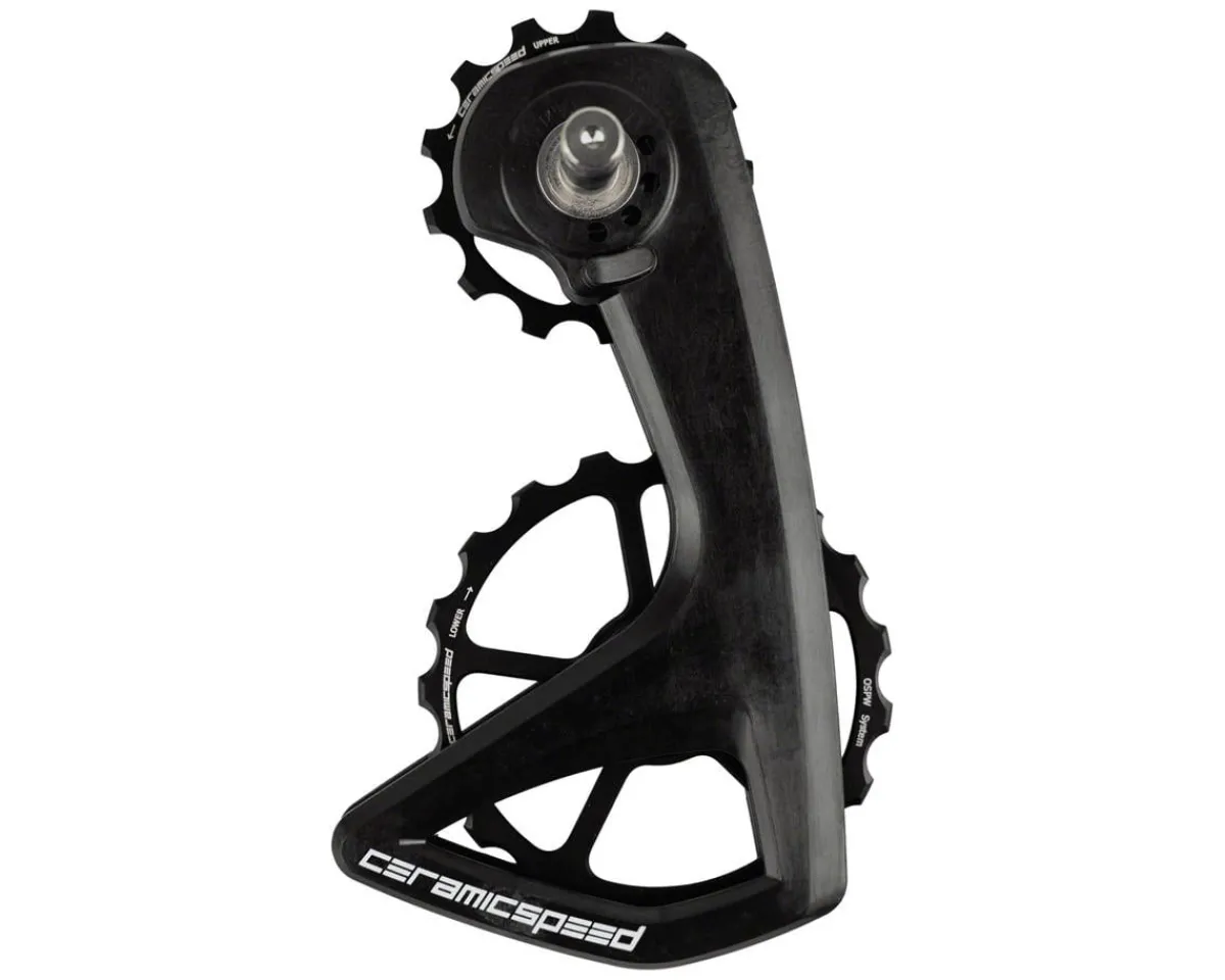 CeramicSpeed Replacement Parts|Derailleurs & Parts|OSPW RS Pulley Wheel System for Shimano 105 7150 (Aluminum Pulley) (5 Spoke) (Carbon Cage)