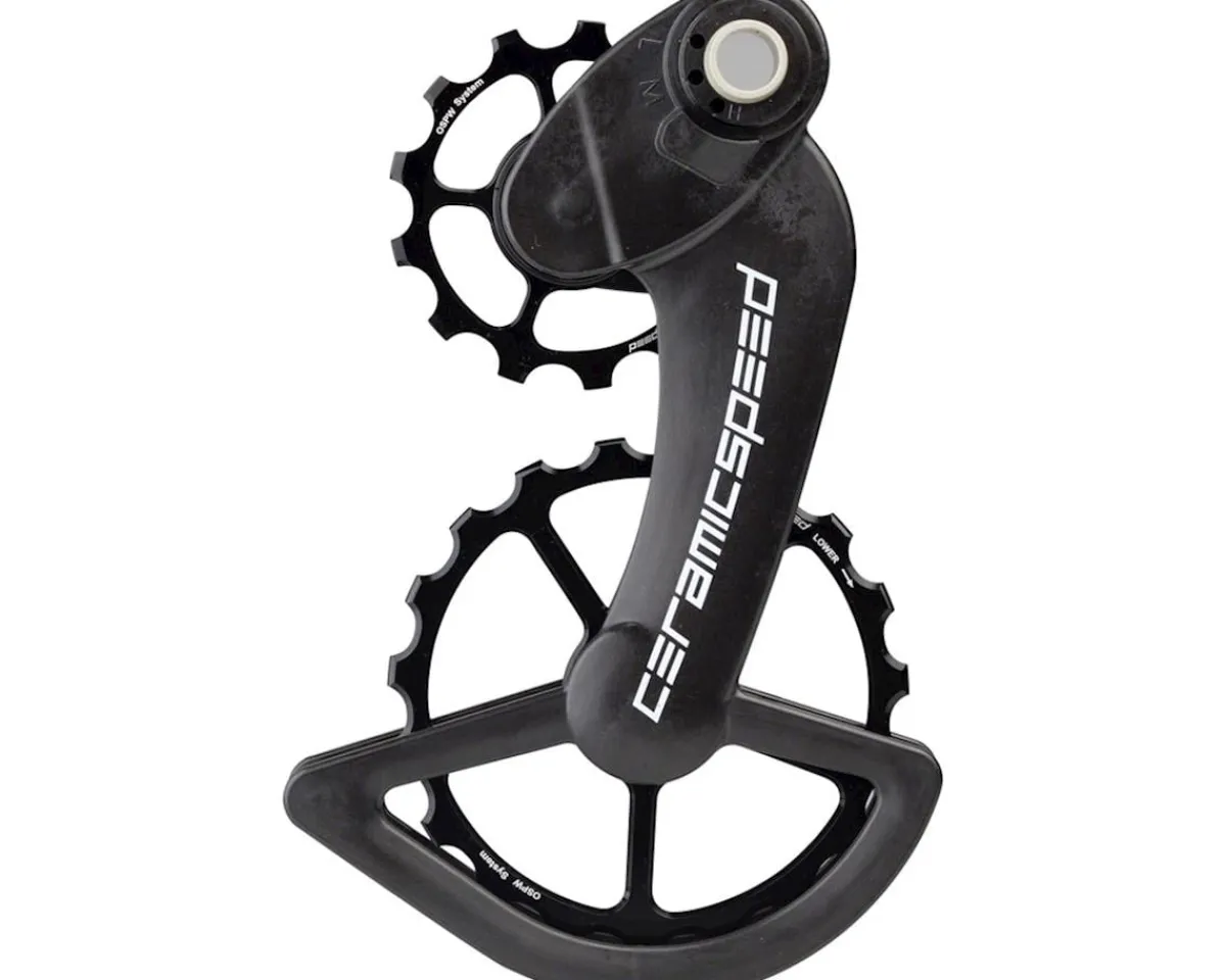 CeramicSpeed Derailleurs & Parts|Oversized Pulley Wheel System (Black) (Campagnolo) (Carbon Cage)