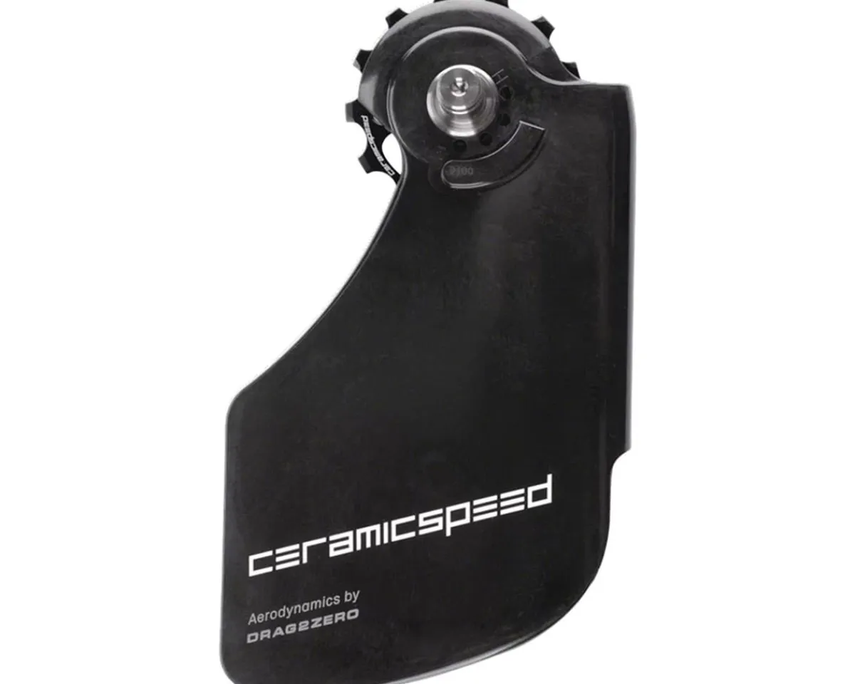 CeramicSpeed Replacement Parts|Derailleurs & Parts|Oversized Pulley Wheel Aero System (Black) (Shimano 9100/8000) (Coated Ceramic Bearings)