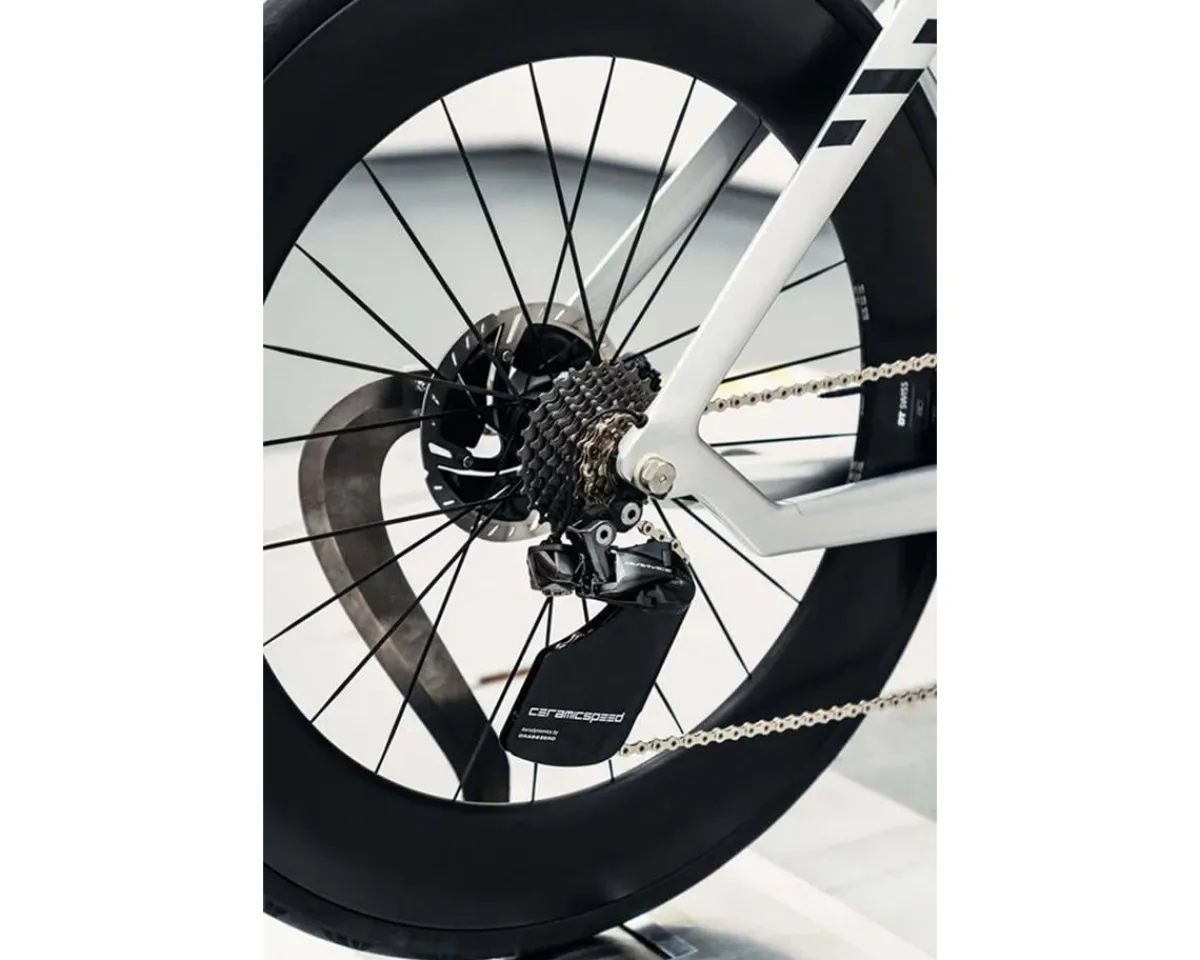 CeramicSpeed Replacement Parts|Derailleurs & Parts|Oversized Pulley Wheel Aero System (Black) (Shimano 9100/8000) (Coated Ceramic Bearings)