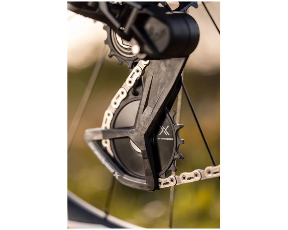 CeramicSpeed Replacement Parts|Derailleurs & Parts|Oversized Pulley Wheel System (Black) (SRAM Eagle Transmission) (Coated Ceramic Bearings)