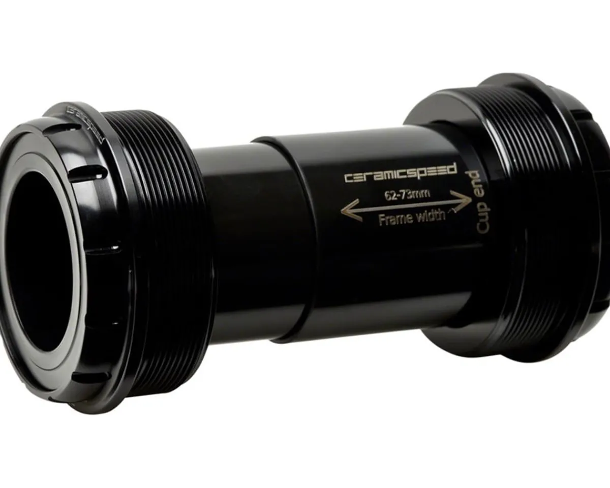 CeramicSpeed Bottom Brackets & Parts|T47 Bottom Bracket (Black) (73mm) (SRAM DUB Spindle) (Coated Ceramic Bearings)