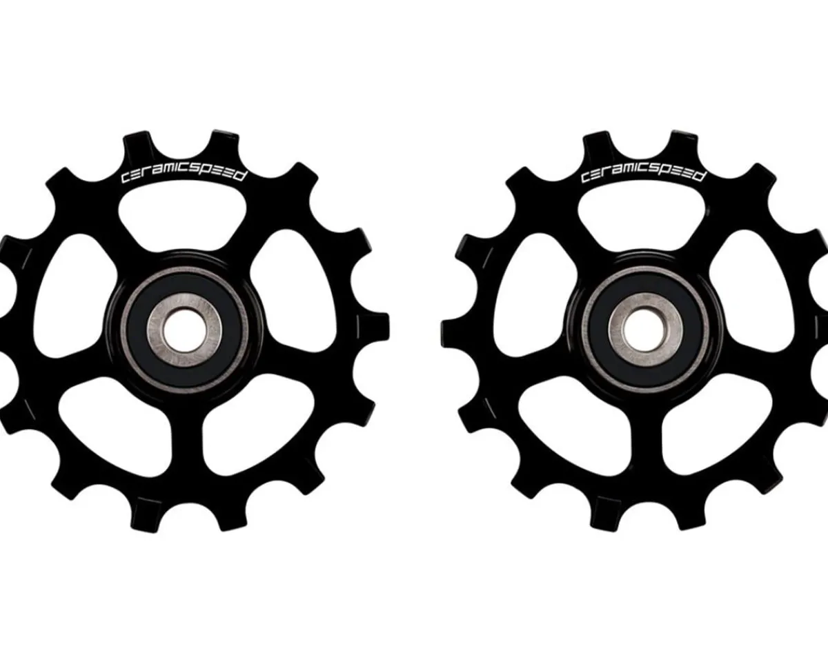 CeramicSpeed Derailleurs & Parts|14T Pulley Wheels (Black) (Shimano XT/XTR) (Coated Ceramic Bearings)