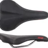 Charge Bikes Saddles & Seats|Ladle Women's Saddle (Black) (Chromoly Rails) (145mm)