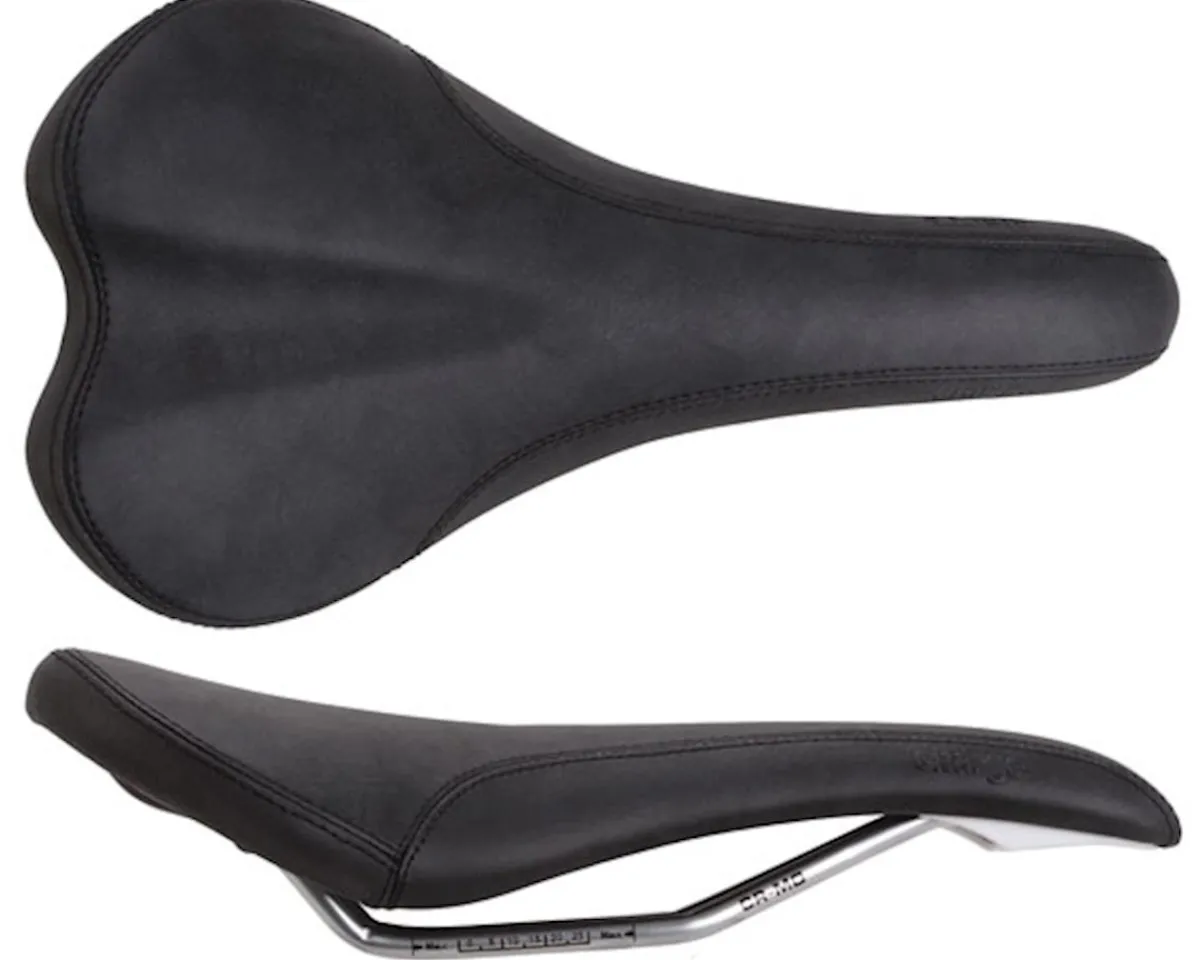 Charge Bikes Saddles & Seats|Spoon Saddle (Black) (Chromoly Rails) (140mm)