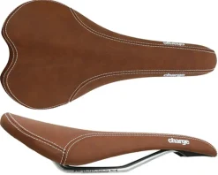 Charge Bikes Saddles & Seats|Spoon Saddle (Brown) (Chromoly Rails) (140mm)