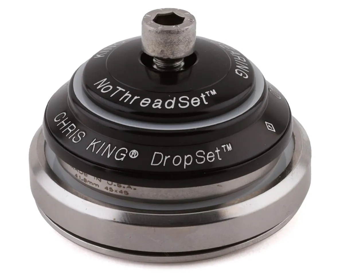 Chris King Headsets & Spacers|DropSet 2 Headset (Black) (1-1/8" to 1-1/2") (45°) (IS42/28.6) (IS52/40)