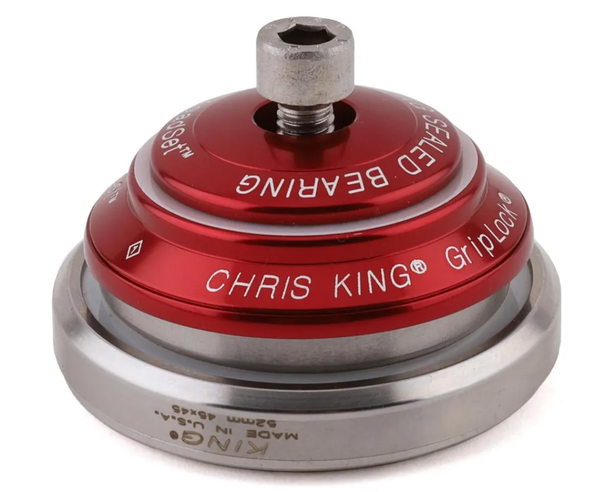 Chris King Headsets & Spacers|DropSet 2 Headset (Red) (1-1/8" to 1-1/2") (45°) (IS42/28.6) (IS52/40)