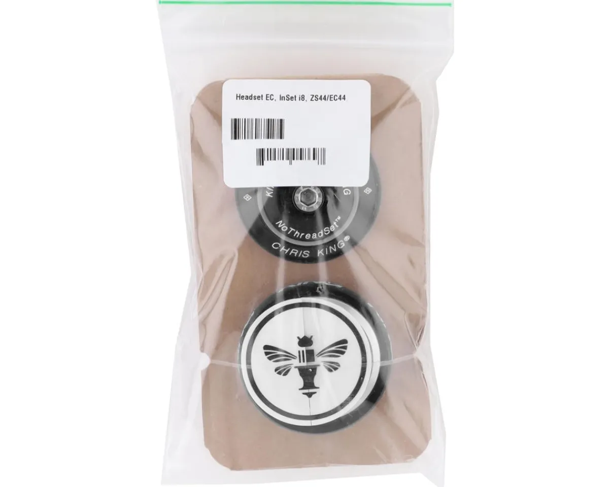 Chris King Headsets & Spacers|InSet 8 Headset (Black) (1-1/8" to 1-1/4") (ZS44/28.6) (EC44/33)