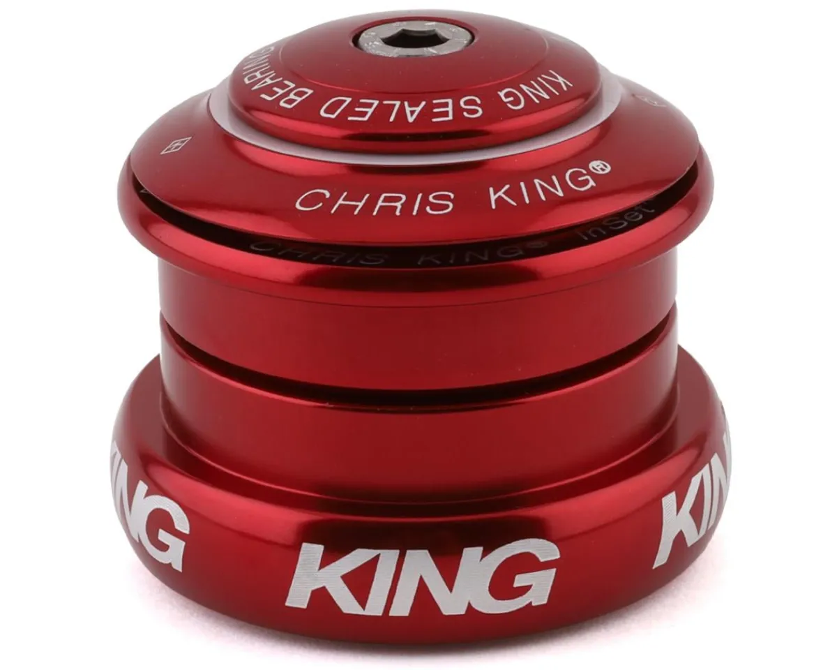Chris King Headsets & Spacers|InSet 8 Headset (Red) (1-1/8" to 1-1/4") (ZS44/28.6) (EC44/33)